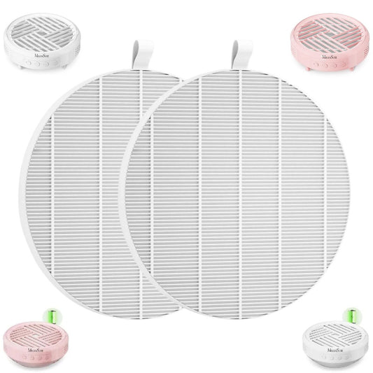 MelodySusie Nail Dust Collector Replacement Filter for HPro SproR – 2 Pack Reusable Dust Filter for Nail Dust Vacuum Avelisse