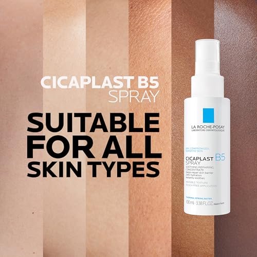 La Roche-Posay Cicaplast B5 Spray - Hydrating Face Mist with Vitamin B5 & Madecassoside for Skin Barrier Repair, 3.38 Fl Oz Avelisse