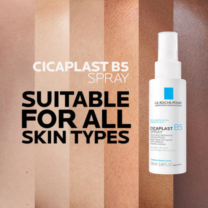 La Roche-Posay Cicaplast B5 Spray - Hydrating Face Mist with Vitamin B5 & Madecassoside for Skin Barrier Repair, 3.38 Fl Oz Avelisse