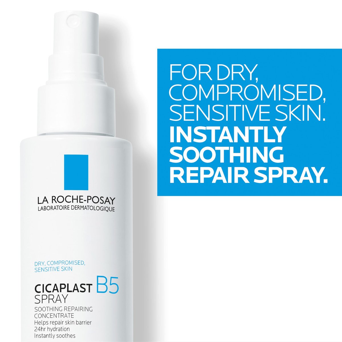 La Roche-Posay Cicaplast B5 Spray - Hydrating Face Mist with Vitamin B5 & Madecassoside for Skin Barrier Repair, 3.38 Fl Oz Avelisse