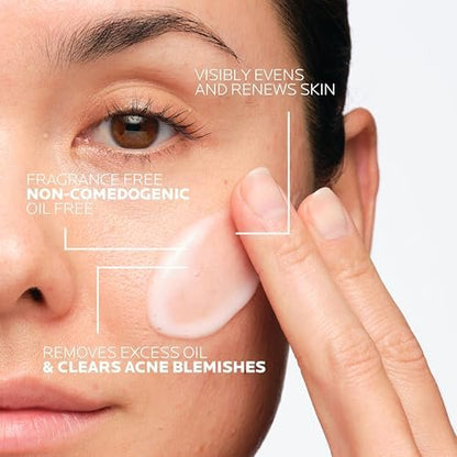 La Roche-Posay Effaclar Dual Acne Face Wash with 4% Benzoyl Peroxide & LHA Exfoliant, Acne Treatment, 6.76 Fl Oz Avelisse