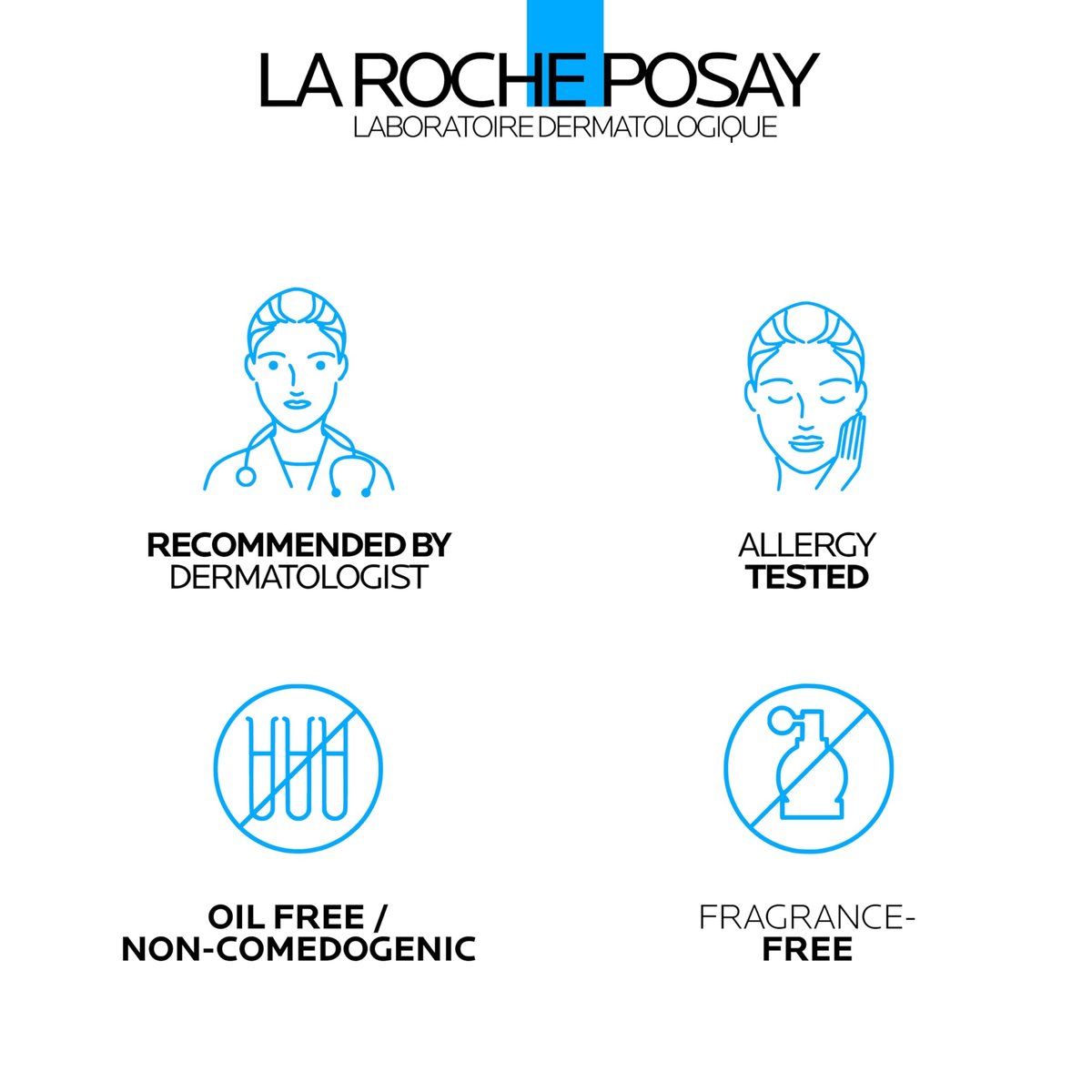La Roche-Posay Effaclar Dual Acne Face Wash with 4% Benzoyl Peroxide & LHA Exfoliant, Acne Treatment, 6.76 Fl Oz Avelisse