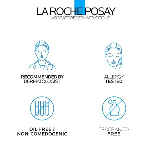 La Roche-Posay Effaclar Dual Acne Face Wash with 4% Benzoyl Peroxide & LHA Exfoliant, Acne Treatment, 6.76 Fl Oz Avelisse