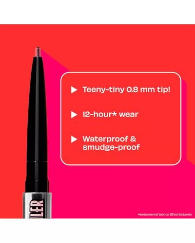 Benefit Precisely My Brow Detailer Microfine Brow Pencil - Warm Deep Brown #4 - Ultra-Fine Tip for Natural Hair Strokes - görsel 8