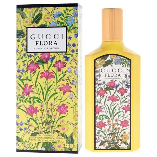 Gucci Flora Gorgeous Orchid Eau de Parfum for Women - 3.3 oz Refillable Spray Avelisse
