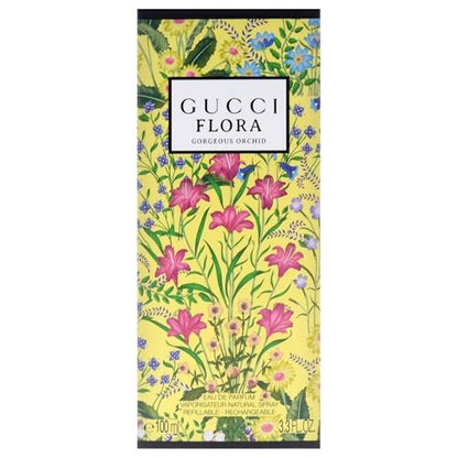 Gucci Flora Gorgeous Orchid Eau de Parfum for Women - 3.3 oz Refillable Spray Avelisse