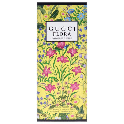 Gucci Flora Gorgeous Orchid Eau de Parfum for Women - 3.3 oz Refillable Spray Avelisse