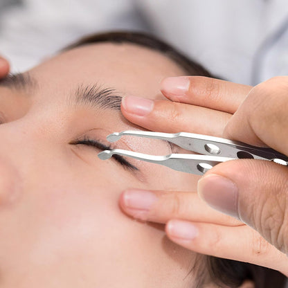 Stainless Steel Meibomian Gland Expressor for Dry Eyes - Professional Eyelid Massage Tool with Rectangle Tip Avelisse