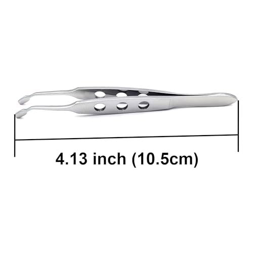 Stainless Steel Meibomian Gland Expressor for Dry Eyes - Professional Eyelid Massage Tool with Rectangle Tip Avelisse