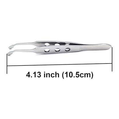 Stainless Steel Meibomian Gland Expressor for Dry Eyes - Professional Eyelid Massage Tool with Rectangle Tip Avelisse