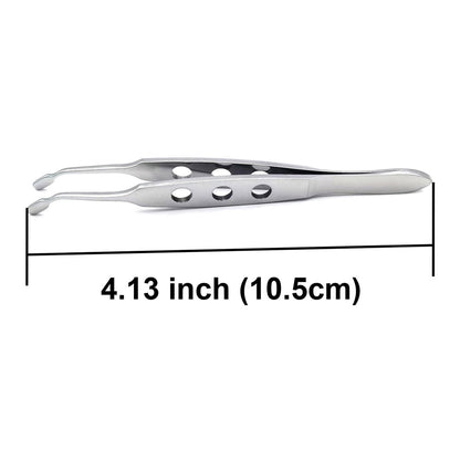 Stainless Steel Meibomian Gland Expressor for Dry Eyes - Professional Eyelid Massage Tool with Rectangle Tip Avelisse