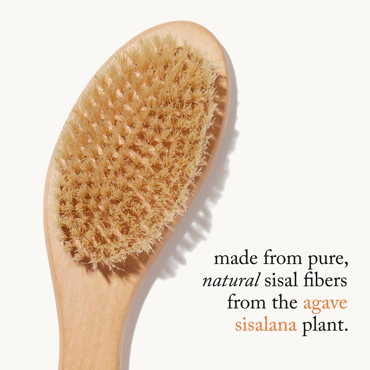 goop Beauty Dry Brush – Detoxifying Body Exfoliator with Wooden Handle & Natural Biodegradable Sisal Fibers (FSC Certified) Avelisse