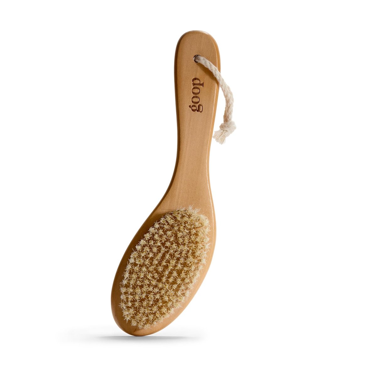 goop Beauty Dry Brush – Detoxifying Body Exfoliator with Wooden Handle & Natural Biodegradable Sisal Fibers (FSC Certified) Avelisse