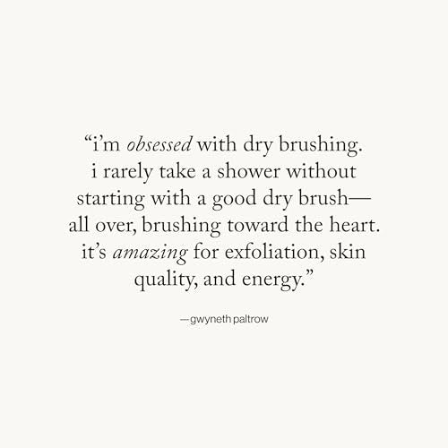 goop Beauty Dry Brush – Detoxifying Body Exfoliator with Wooden Handle & Natural Biodegradable Sisal Fibers (FSC Certified) Avelisse