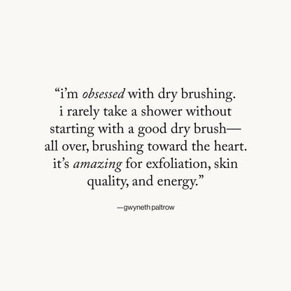 goop Beauty Dry Brush – Detoxifying Body Exfoliator with Wooden Handle & Natural Biodegradable Sisal Fibers (FSC Certified) Avelisse
