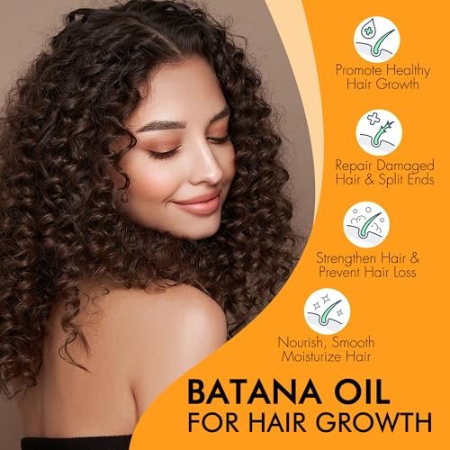 MISICH Raw Batana Oil - 100% Natural Organic Hair Growth Oil for Men & Women, Sourced from Honduras, Pure Unrefined, Enhances Thickness, Prevents Hair Loss, 4 Oz - görsel 6