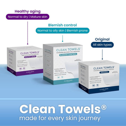 Clean Skin Club Cloud Pads – Ultra-Soft & Thick 100% Organic Cotton Face Pads, Dermatologist-Approved Makeup Remover & Toner Applicator, Sensitive-Skin Safe, 60 Count