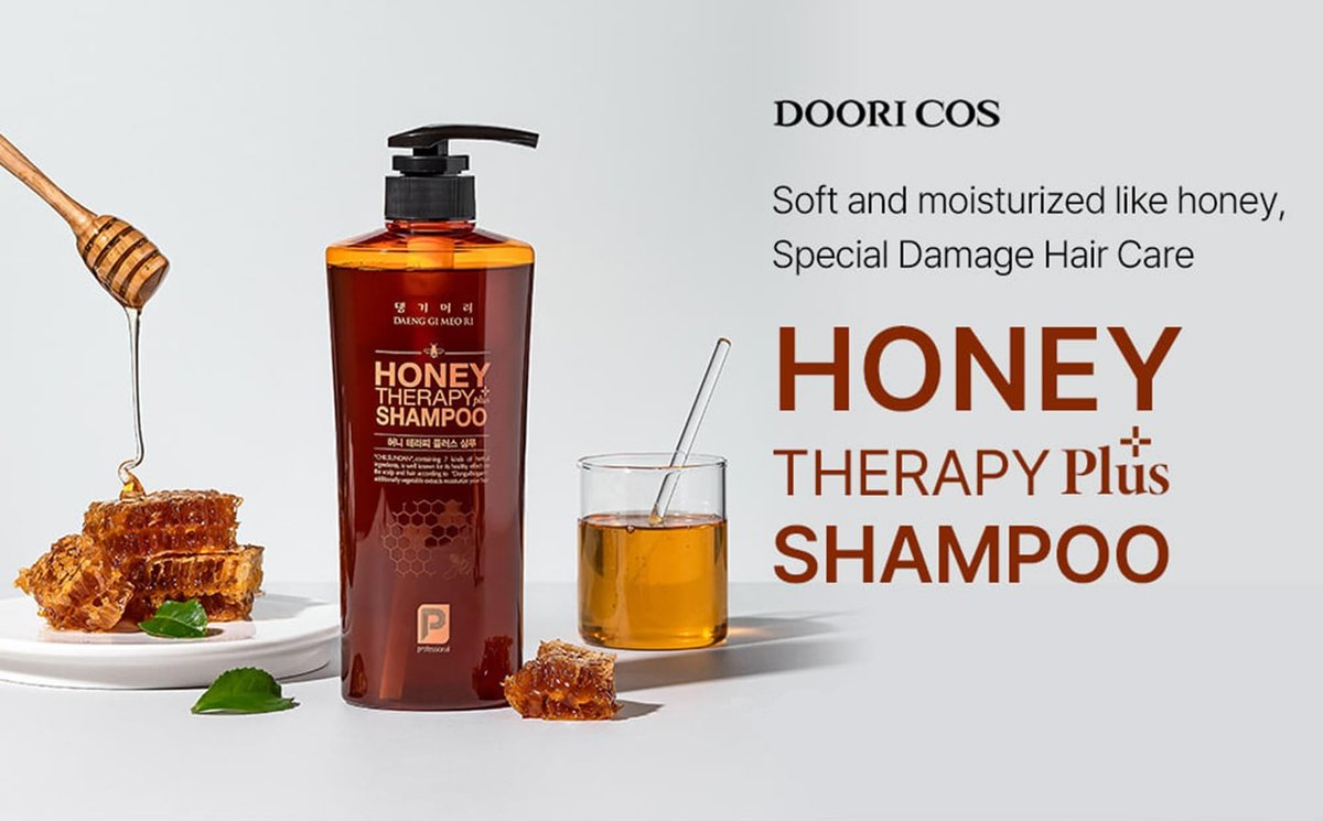 Doori Professional Honey Therapy Shampoo – Nourishing & Moisturizing Hair Care (6.7 fl oz) - görsel 15