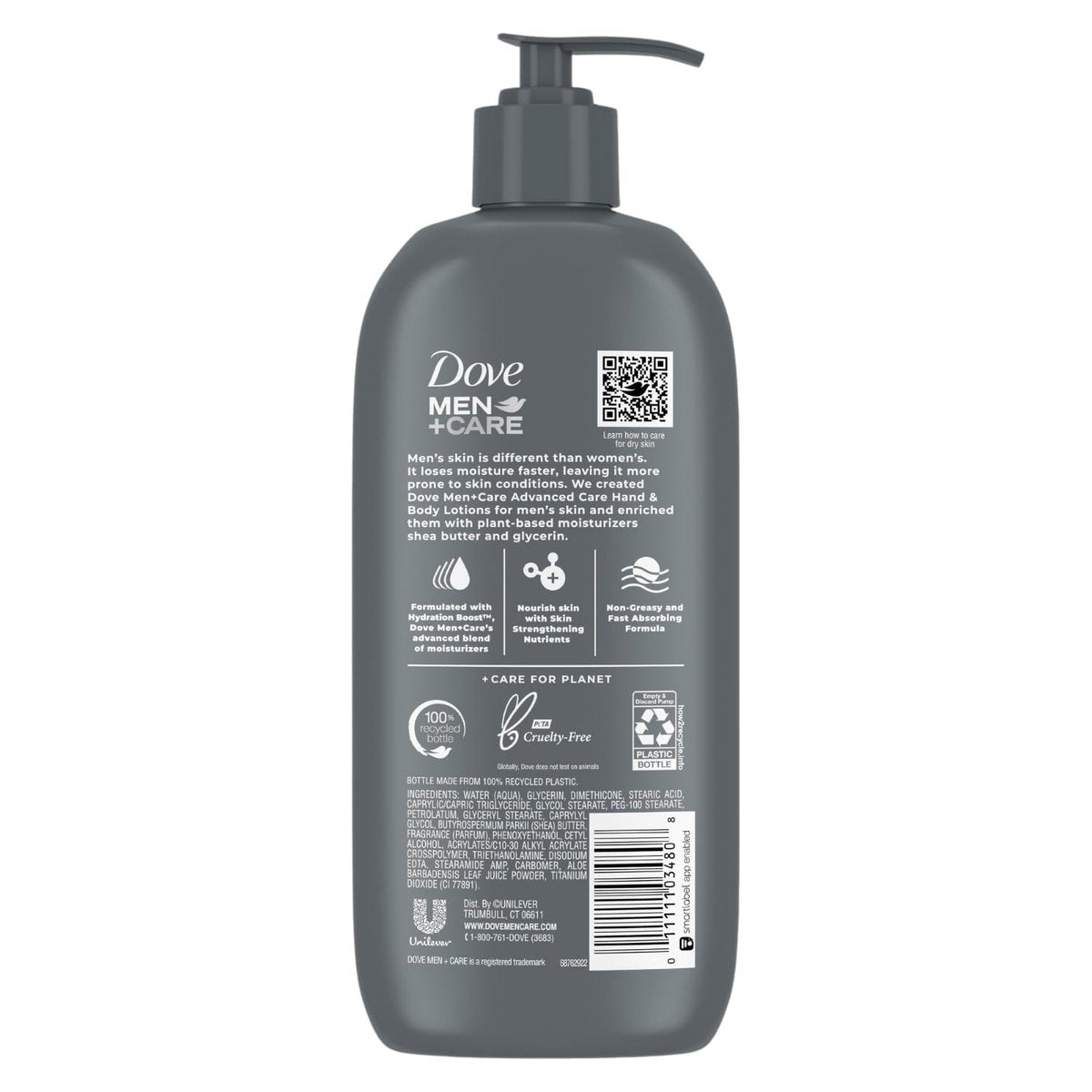 Dove Men+Care Sensitive Skin Comfort Body Lotion Value Pack – Shea Butter & Aloe Vera, Calming Formula for Dry Skin, 13.5 Fl Oz (Pack of 2) Avelisse