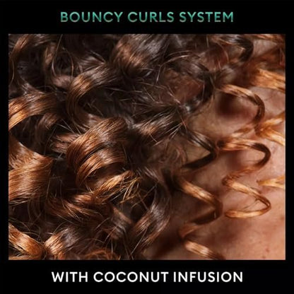 TRESemmé Defining Hair Mousse Bouncy Curls Travel Size 6-Pack - 24-Hour Frizz Control with Coconut Oil, 2 oz Each Avelisse