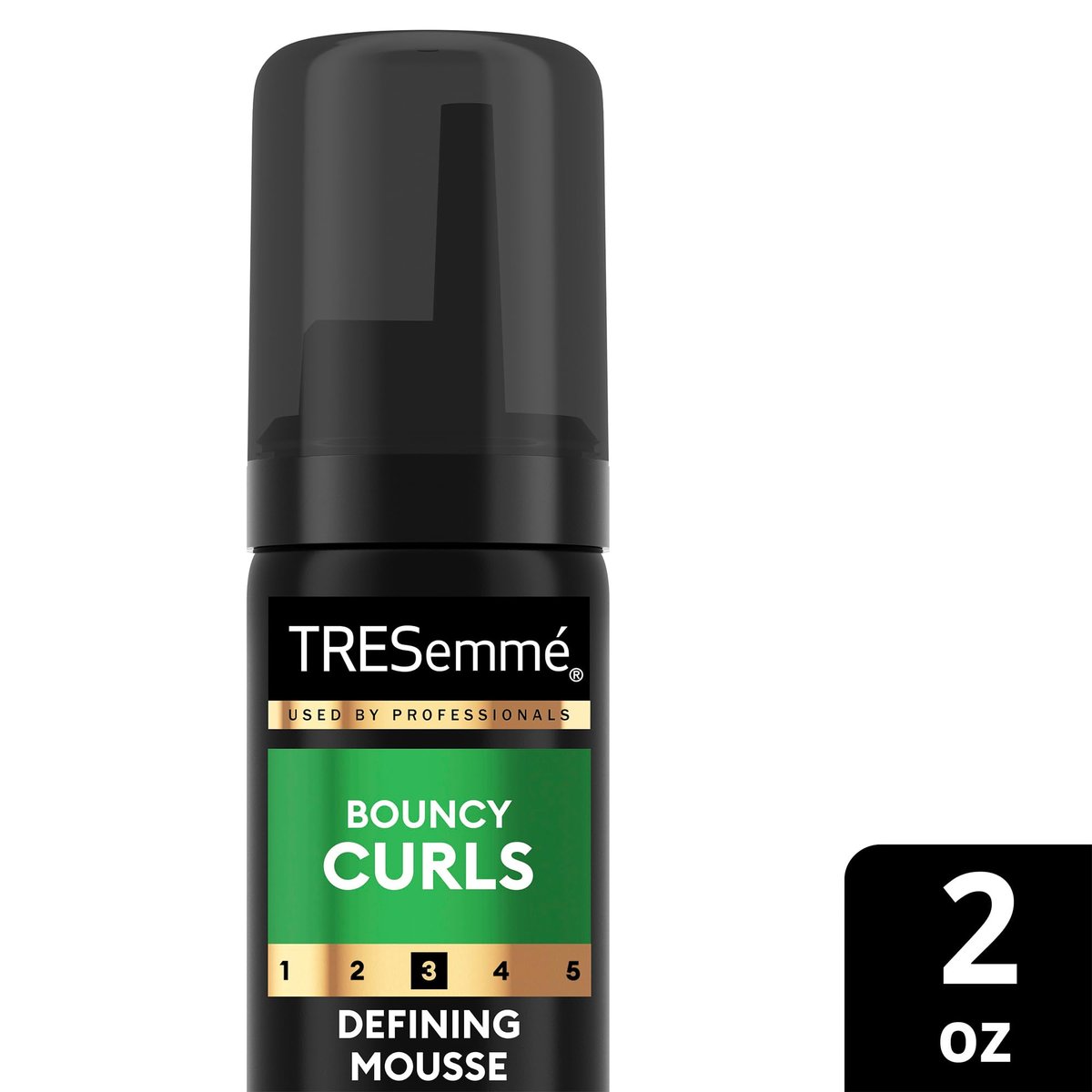 TRESemmé Defining Hair Mousse Bouncy Curls Travel Size 6-Pack - 24-Hour Frizz Control with Coconut Oil, 2 oz Each Avelisse