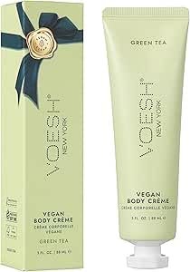 VOESH Vegan Body Creme Trio - Moisturizing Skincare Gift Set with Green Tea, Lavender & Tangerine Avelisse