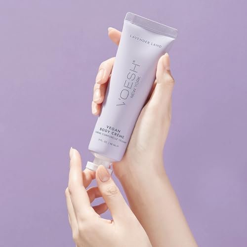 VOESH Vegan Body Creme Trio - Moisturizing Skincare Gift Set with Green Tea, Lavender & Tangerine Avelisse
