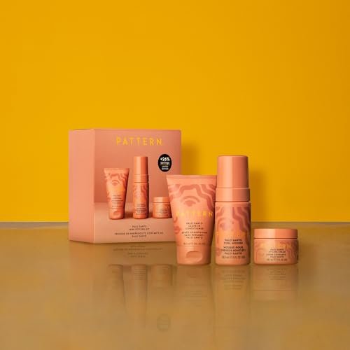 PATTERN Beauty by Tracee Ellis Ross Palo Santo Mini Kit - Travel Size Leave-In Conditioner, Curl Mousse & Styling Cream for Curly, Coily & Tight Textures Avelisse