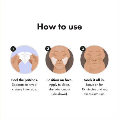 HERO COSMETICS Rescue Patch – Moisturizing Cream Patch for Post-Blemish Skin, 6ct (3 Pairs) Avelisse