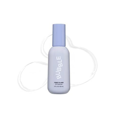 Bubble Skincare First Class Face Oil Cleanser - Nourishing Facial Cleansing Oil & Makeup Remover with Rosehip Seed Oil & Sunflower Seed Oil, 4 fl oz Avelisse