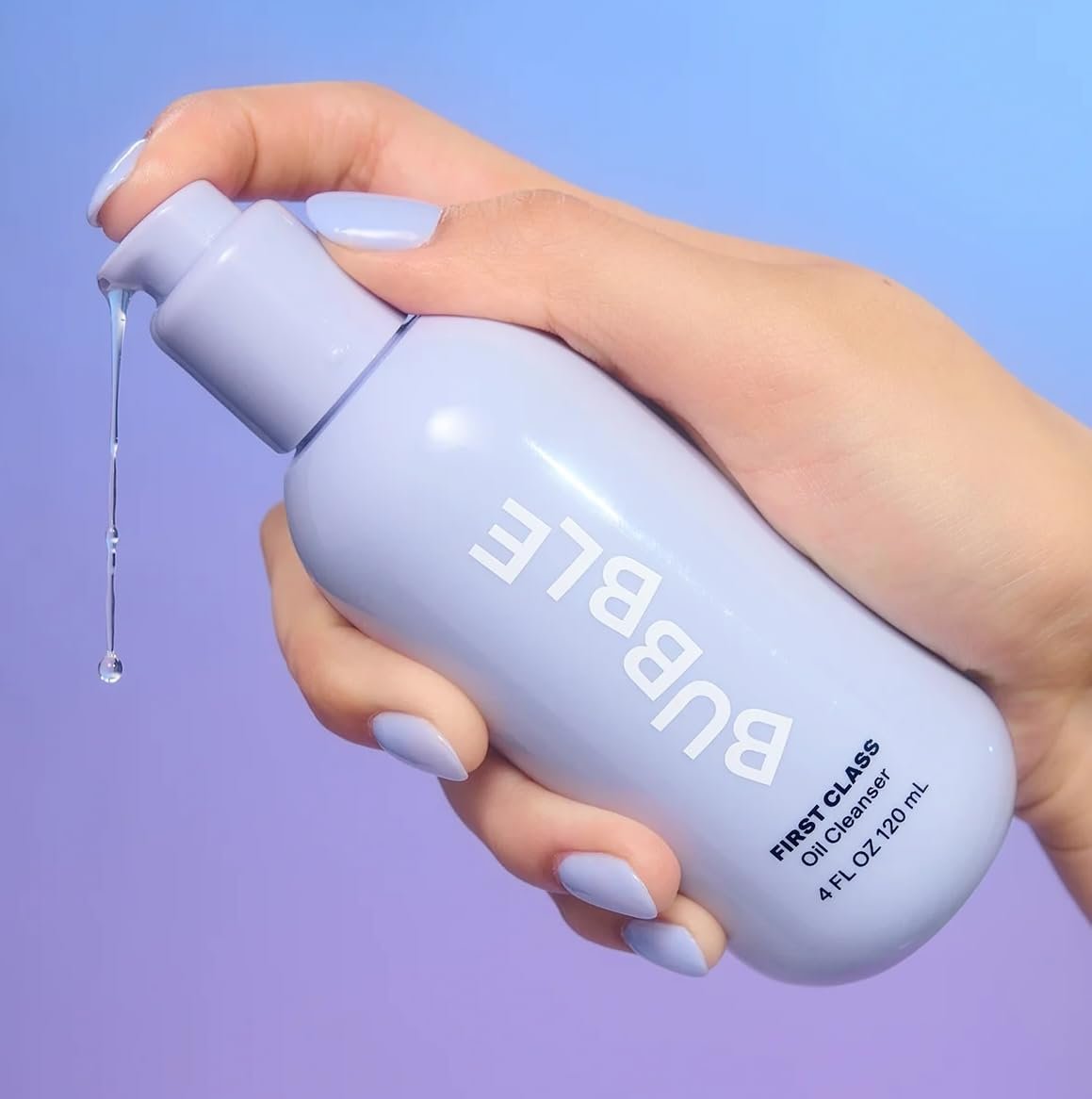 Bubble Skincare First Class Face Oil Cleanser - Nourishing Facial Cleansing Oil & Makeup Remover with Rosehip Seed Oil & Sunflower Seed Oil, 4 fl oz Avelisse