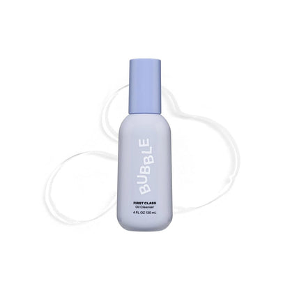 Bubble Skincare First Class Face Oil Cleanser - Nourishing Facial Cleansing Oil & Makeup Remover with Rosehip Seed Oil & Sunflower Seed Oil, 4 fl oz Avelisse