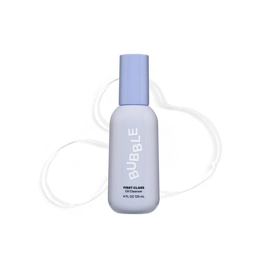 Bubble Skincare First Class Face Oil Cleanser - Nourishing Facial Cleansing Oil & Makeup Remover with Rosehip Seed Oil & Sunflower Seed Oil, 4 fl oz Avelisse
