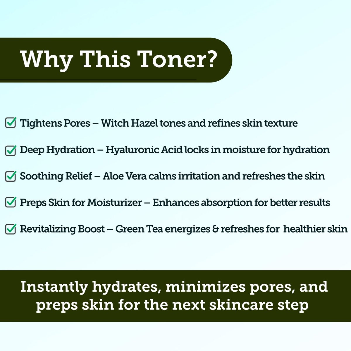 Andre Seals Face Toner for Men – Organic Witch Hazel, Hyaluronic Acid & Green Tea – Pore Minimizer, Hydrating Toner, Oil Control, Astringent & Face Tightener – 4 Fl Oz - görsel 5