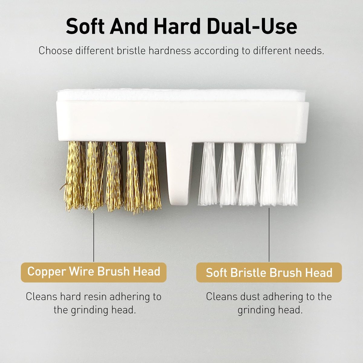 Jaasuee Nail Drill Bit Wire Cleaner Brush - 5-Piece Nail Art Cleaning Tool Set for Salon and Home Use - görsel 5