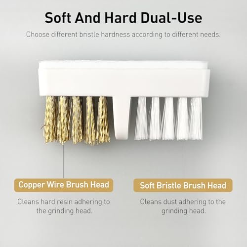 Jaasuee Nail Drill Bit Wire Cleaner Brush - 5-Piece Nail Art Cleaning Tool Set for Salon and Home Use - görsel 6
