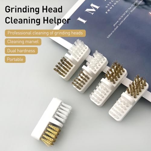 Jaasuee Nail Drill Bit Wire Cleaner Brush - 5-Piece Nail Art Cleaning Tool Set for Salon and Home Use - görsel 10