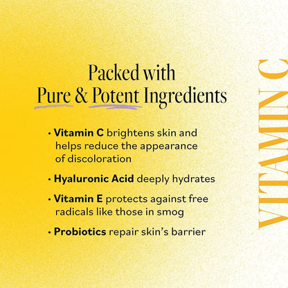 DERMA E Vitamin C Concentrated Serum with Hyaluronic Acid & Vitamin E – Antioxidant-Rich Firming & Brightening Facial Serum, 1 oz Avelisse