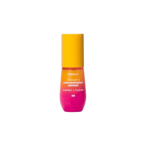 DERMA E Vitamin C Concentrated Serum with Hyaluronic Acid & Vitamin E – Antioxidant-Rich Firming & Brightening Facial Serum, 1 oz Avelisse