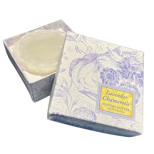 Greenwich Bay Trading Company Lavender Chamomile Dusting Powder - 4 oz, Gentle Talc-Free Body Powder with Soothing Lavender & Chamomile, Ideal for All Skin Types - görsel 1