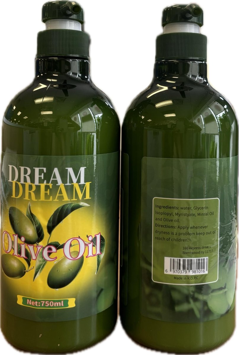 Dream Body Olive Oil Lotion 750ml 2 Pack – Intense Moisturizer for Soft, Healthy Skin Avelisse
