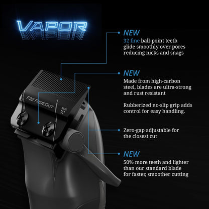 Wahl Professional 5-Star Vapor Clipper with F32 Fadeout Adjustable Balding Blade – Cord/Cordless, Adaptable Speed Control Avelisse