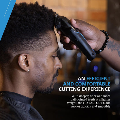 Wahl Professional 5-Star Vapor Clipper with F32 Fadeout Adjustable Balding Blade – Cord/Cordless, Adaptable Speed Control Avelisse