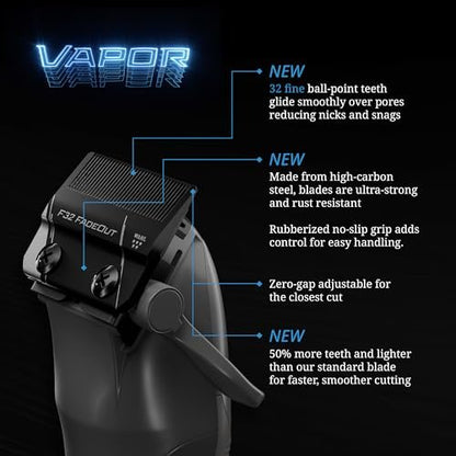 Wahl Professional 5-Star Vapor Clipper with F32 Fadeout Adjustable Balding Blade – Cord/Cordless, Adaptable Speed Control Avelisse