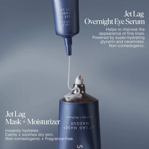 Summer Fridays Jet Lag Overnight Eye Serum - Nourishing Undereye Treatment for Dark Circles, Hydrates, Smooths, Firms & Depuffs (0.5 Fl Oz) Avelisse