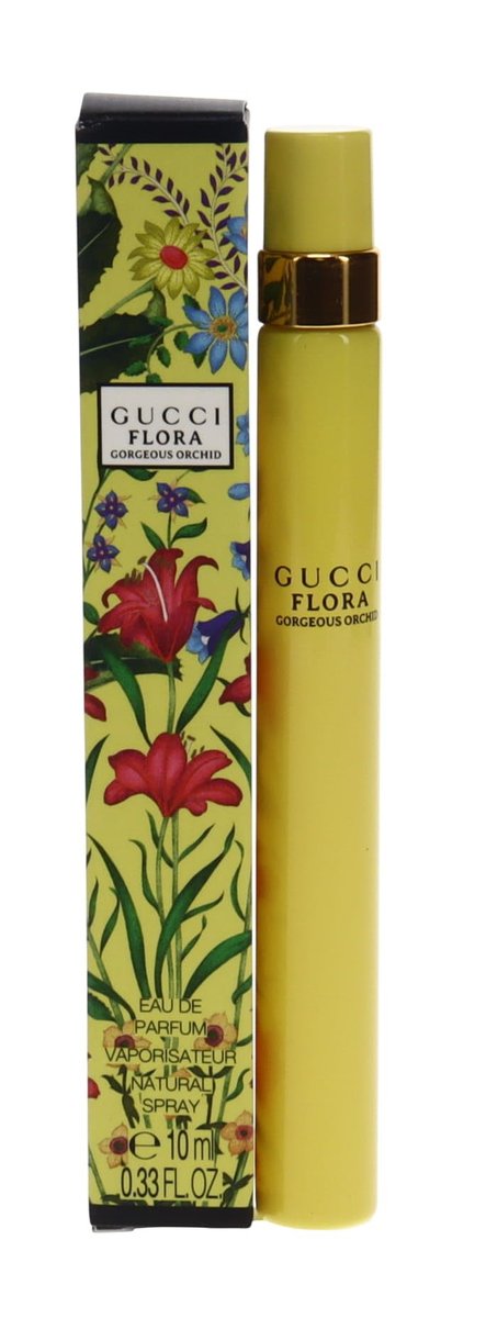 Gucci Flora Gorgeous Orchid Eau de Parfum for Women - 0.33 oz (10 ml) Travel Size - görsel 1