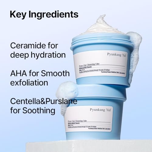 Pyunkang Yul Pore Out Facial Cleanser - Sticky Clay Deep Pore Cleansing with Moisture, 3.38 Fl Oz Avelisse