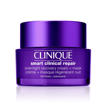 Clinique Smart Clinical Repair Anti-Aging Overnight Recovery Face Cream + Mask for All Skin Types | With Hyaluronic Acid + Peptides | Hydrating | Repairs Lines + Wrinkles, 1.7 Fl Oz Avelisse