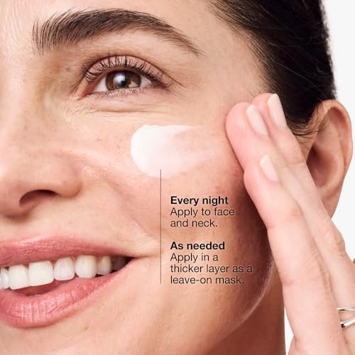 Clinique Smart Clinical Repair Anti-Aging Overnight Recovery Face Cream + Mask for All Skin Types | With Hyaluronic Acid + Peptides | Hydrating | Repairs Lines + Wrinkles, 1.7 Fl Oz Avelisse