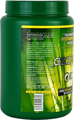 CrecePelo Natural Phytotherapeutic Hair Growth Treatment & Deep Conditioning Mask – 61 oz Avelisse
